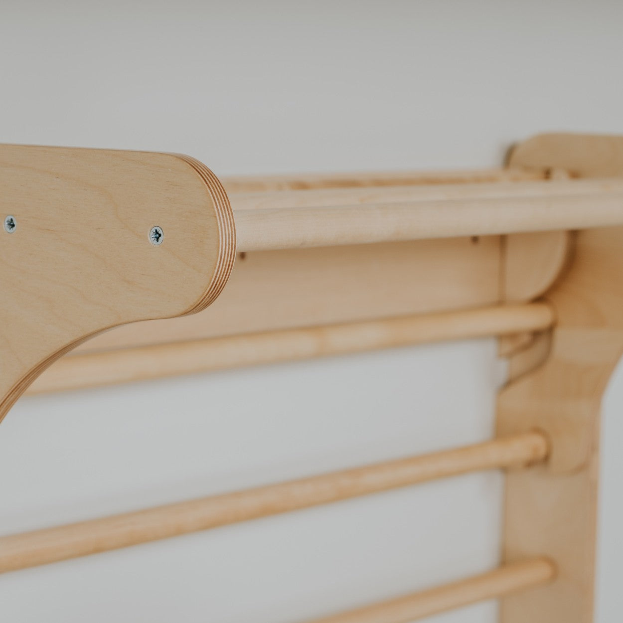 Pikler Triangle Climber with Swedish Wall Add-On (Ages 6m–7y)